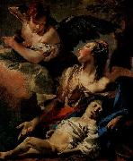 Giovanni Battista Tiepolo Hagar und Ismael, Pendant zu oil painting